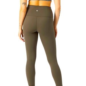 Wunder Under Olive high rise full length